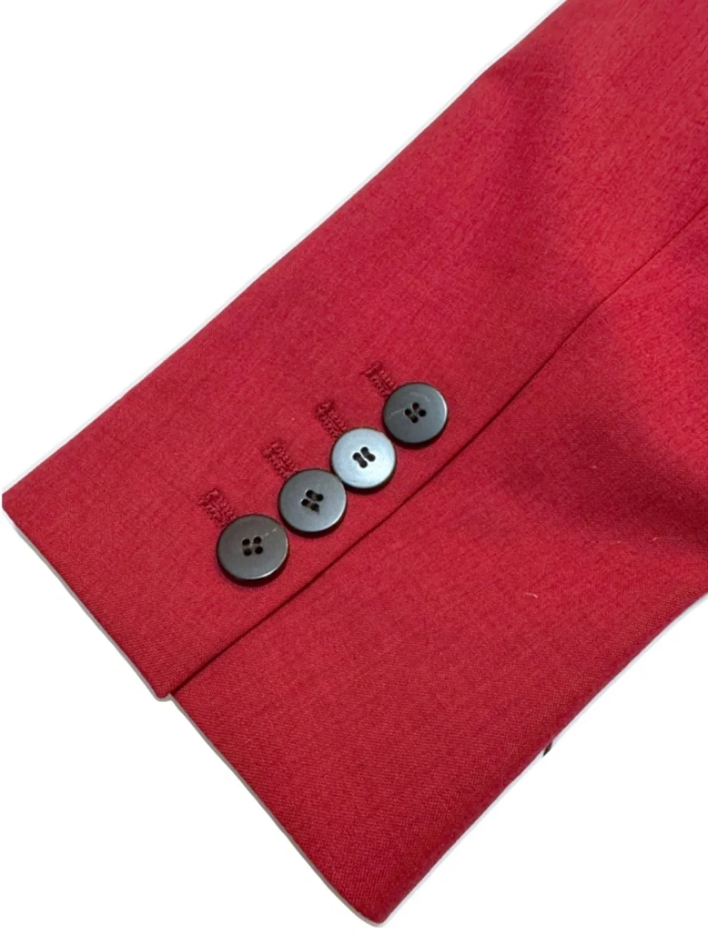 Theory Etiennette Good Wool Suit Jacket in Crimson Size 4